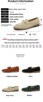 Zapatos de hombre Estilo británico Versátil Cuero genuino Arco Moda Punta puntiaguda Cierre sin cordones PU - details 0