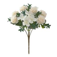 Flores artificiales de 27CM, decoración de mesa de hortensias, 8 cabezas, ramo de hortensias artificiales, regalos DIY, flores falsas, decoración para el hogar y la boda - details 4