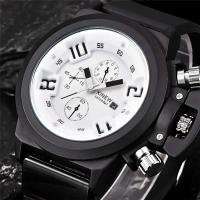 Relojes de diseño único para estudiantes de lujo de primera calidad, relojes de pulsera de cuarzo con calendario informal de moda para hombres y niños, reloj de pulsera negro Montre Homme 2024 - details 8