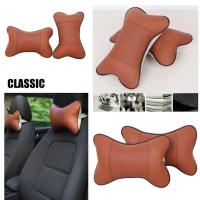 Bolso de cuello de cuero PU BUNO Alivio del dolor de cabeza Almohada universal llena de fibra - details 2