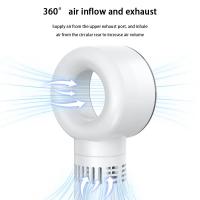 Ventilador sin aspas de 100 niveles, pantalla Digital inteligente, carga USB portátil sin aspas de alta velocidad, alta energía eólica para el hogar, 2025 nuevo - details 3
