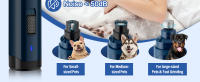 Casfuy Molinillo para Perros Mejorado - Recortador de Uñas para Mascotas Recargable eléctrico Profesional de 2 Velocidades Patas Indoloras Aseo Suavizado para - details 2
