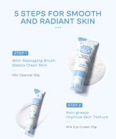 Set Regalo Cuidado de la Piel Mujer, Set de Limpiador Facial e Hidratante, 5pcs Kit Cuidado de la Piel Facial Mujer, Leche Limpiador Crema para Ojos Crema Facial Filtro Solar, para Adolescentes y Mujeres - details 7