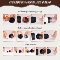 Cafetera Portátil 12V Doble Sistema K-Cup + Café Molido Calentamiento Rápido en 60s - details 3