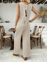 Conjunto de pantalones informales sin mangas para mujer, camiseta sin mangas, moda de verano 2025, nuevo estilo - details 7