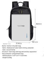 Mochila de gran capacidad para hombre, bolsa de viaje de negocios, ideal para estudiantes - details 3