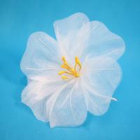 Nuevos accesorios de tiro artificiales de glorias de la mañana de imitación grandes, flores de gasa, cabeza de flor de paisajismo de boda de alta calidad para exteriores - details 4