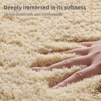 Alfombra De Baño enroscada, Alfombra De Piso Absorbente De Felpa Suave Antideslizante, Ideal Para Sala De Estar - details 2