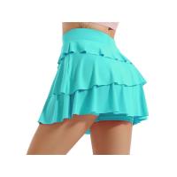 Falda de yoga para mujer Levantamiento de cadera, cintura alta, secado rápido, estilo deportivo para primavera y verano - details 34