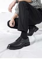 Vestido y zapatos Oxford de cuero de fibra ultrafina para hombre de alta calidad, estilo informal de oficina de negocios, suave y cómodo, a la moda - details 2