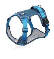 Traje de arnés de nylon para perros grandes Reflejante de luz, ajustable, seguro para paseos al aire libre - details 6