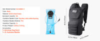 SucceBuy Mochila de hidratación, vejiga de agua de TPU de 3 litros, mochila táctica Molle para senderismo con almacenamiento para hombres y mujeres, mochila hidráulica para senderismo, correr, ciclismo, camping - details 7