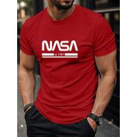 Camiseta de Manga Corta para Hombre 100% Algodón, Informal, a la Moda, Holgada, de Talla Grande, con Estampado de Letras, Deportiva - details 9