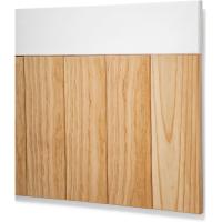 Cabecera de cama de madera para pared. Cabecera de Tablas, Superior Horizontal Blanca. Estilo Vintage, para Camas de 150 cm - details 7