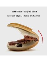 Zapatos antideslizantes de cuero para hombre, sandalias de playa, zapatos cómodos de verano, chanclas clásicas - details 5