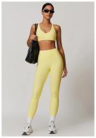 Pantalones de Yoga de Cintura Alta Ajuste Ajustado para Abdomen y Cadera Secado Rápido - details 10