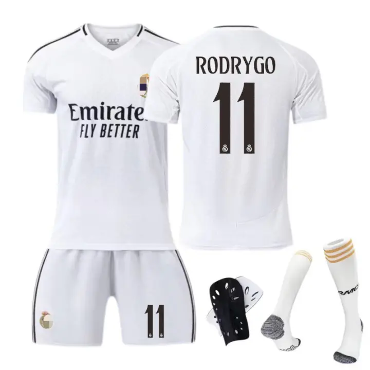 Camiseta Oficial de Real Madrid 24/25 Equipación Completa para Hombres, Mujeres, Niños - 1
