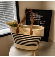 Bolso de Paja Grande para Mujer Estilo Nuevo, Capacidad de Bolso de Playa, Bolso de Hombro Único, Bolso de Paja para Mujer - details 17