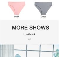 Bragas de algodón con diseño de Jacquard para mujer, ropa interior Sexy, lencería femenina, bragas íntimas de Color sólido para mujer - details 16