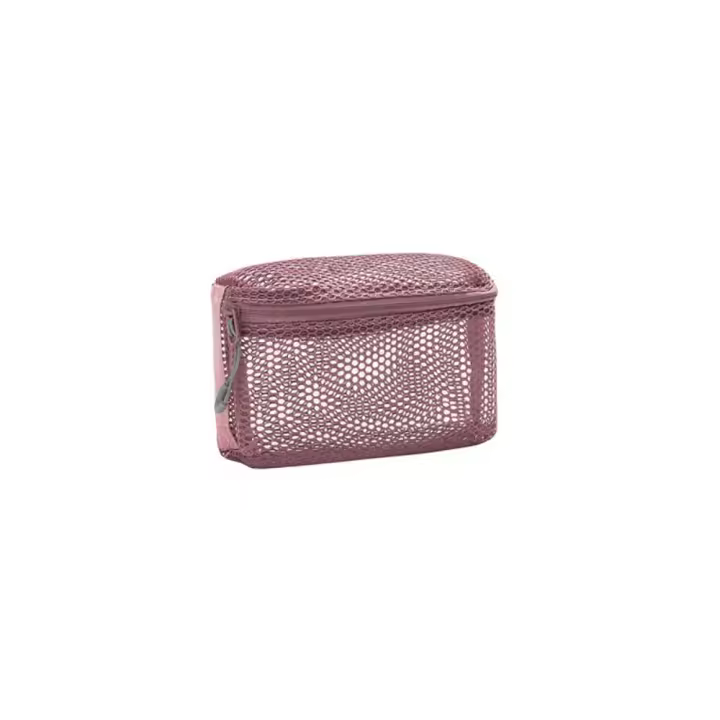 Bolsa de maquillaje de malla multiusos duradera, bolsa de cosméticos de malla transparente Visible, bolsa de lavado, bolsa de almacenamiento de nailon hueca para natación - 1