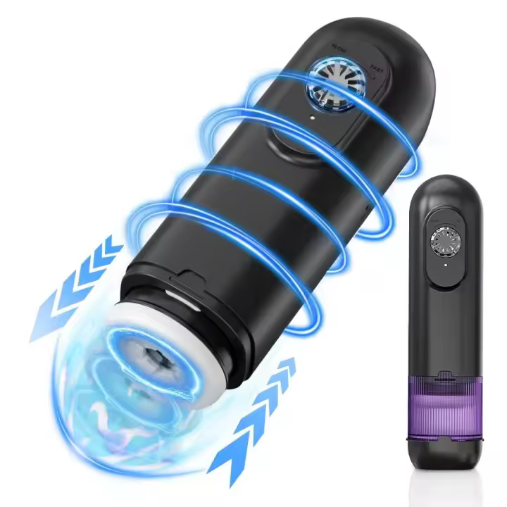 Taza masturbadora masculina telescópica, herramientas de masturbación vaginal, equipo, Juguetes sexuales para hombres y adultos, suministros, mastubador de pistón automático - 1