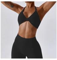 Sujetador Deportivo de Espalda Cruzada para Mujeres Top Deportivo de Yoga y Gimnasio Fitness Material de Nylon Transpirable y Hermoso - details 15