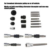 Herramienta de reparación de alternador, polea de rueda libre, Kit de toma de extracción, 18 piezas - details 5