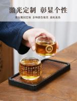 Taza de degustación única maestra gruesa y resistente al calor de vidrio transparente, juego, juego de té para el hogar - details 0