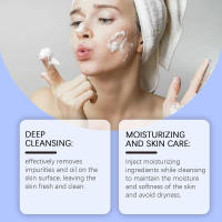 Limpiador facial compacto hidratante y suave, refrescante, hidratante y control de aceite - details 7