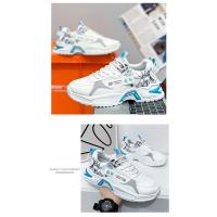 Zapatos De Correr Para Hombre Cómodos Y Transpirables Con Suela Gruesa Y Material De Microfibra Para Uso Outdoor Todo El Año - details 5