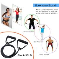 Bandas de resistencia de 5 niveles para Yoga, cuerda de tracción elástica para ejercicio físico, banda de tubo para entrenamientos en casa, D1z5 - details 9