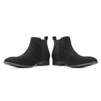 Botas Chelsea para hombre Comercio exterior cabeza pequeña cuadrada zapatos para hombre botines cortos de moda versátiles. - details 14
