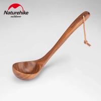 Juego de madera para acampar, vajilla de madera, cuchara para Picnic, pala para arroz, herramientas multifunción de cocina - details 1