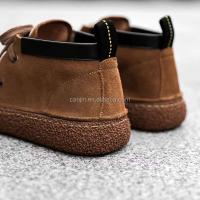 Nuevo Cuero de invierno 2025 para hombres, zapatos deportivos de gamuza de goma británica marca famosa 2023 - details 5