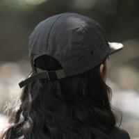 Gorra de béisbol de ala corta de Color sólido Simple, sombrero de sol con protección solar de estilo japonés, gorra con visera ajustable de secado rápido para calle - details 7