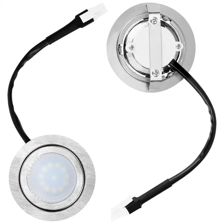 Bombillas para campana extractora de piezas, reemplazo de luz LED de acero inoxidable, empotrada, para cocina, 2 unidades - 1