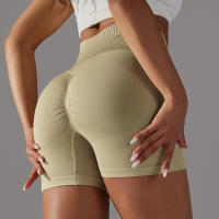 Hamidou pantalones cortos de Yoga para mujer, Shorts de Fitness para correr, ciclismo, transpirables, cintura alta, entrenamiento, gimnasio, Verano - details 20
