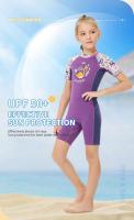 Traje de neopreno de 2,5mm para niños, traje de baño grueso de una pieza para niñas a prueba de frío, buceo, surf, snorkeg - details 4