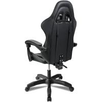 con Cojín Lumbar y Cervical |   Altura Ajustable, Reposabrazos Acolchados, Ruedas 360 ° |   Ideal para Oficina, - details 2