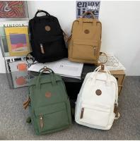 Mochila de lona para hombre y mujer, bolsa de viaje Retro Para chica, Chico, portátil, estudiante, moda escolar, 2023 - details 16