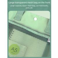 Bolsa de almacenamiento de libros portátil, bolsa de almacenamiento de arte de gran capacidad, bolsa de almacenamiento de documentos con cremallera transparente, bolsa de almacenamiento de ilustraciones - details 7