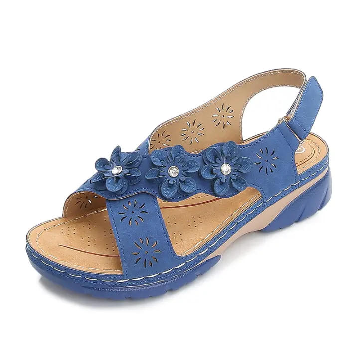 Sandalias planas de mujer de moda de verano. - 1