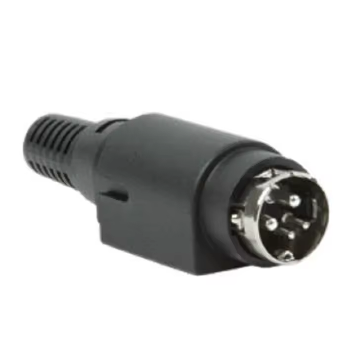Conector DIN de alimentación de 3 y 4 pines Enchufe CC adecuado para reparar o crear sus propios cables de alimentación - 1