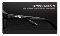Kapvoe-gafas de sol polarizadas para hombre, lentes de ciclismo para correr, deportes al aire libre, bicicleta, MTB - details 3