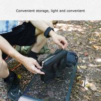 Soporte de gas portátil para olla de acero inoxidable, soporte plegable para estufa de camping con bolsa para sombrilla al aire libre - details 1