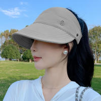 Sombrero de béisbol de cola de caballo de cola de caballo de mujer primavera/otoño sombrero de lengua sombrero de protección solar sombrero de visera de techo vacío sombrero de sol - details 5