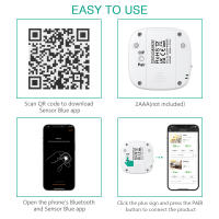 ORIA Termómetro Higrómetro Digital, Bluetooth Sensor de Humedad de Temperatura con Pantalla LCD, Termometro Inalámbrica con Alerta de Alarma, Soporte Android y iPhone para Hogar, Oficina - details 5