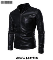 Nueva chaqueta para hombre, moda juvenil delgada para motocicleta, PU, - details 0