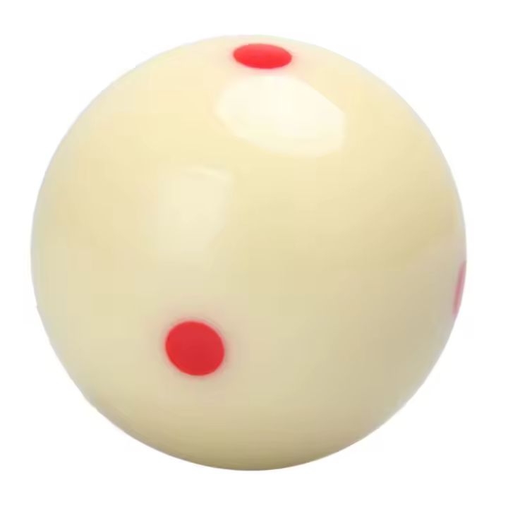 Para jugadores, piscina estándar, rojo, 6 puntos, 57,2mm, práctica, taco de billar, pelota de billar, pelota de taco de entrenamiento - 1