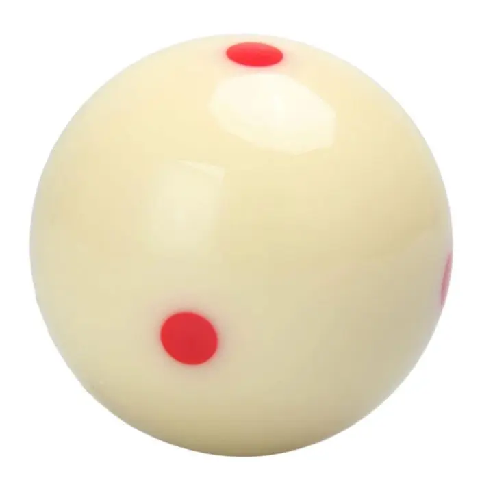 Para jugadores, piscina estándar, rojo, 6 puntos, 57,2mm, práctica, taco de billar, pelota de billar, pelota de taco de entrenamiento - 1